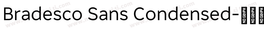 Bradesco Sans Condensed字体转换